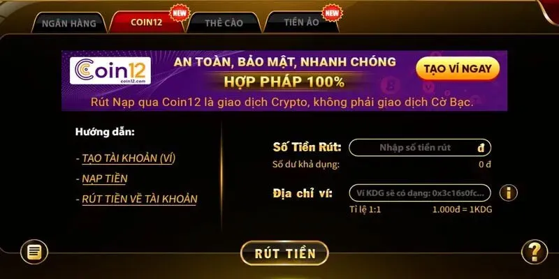 Điều kiện rút tiền tại HitClub